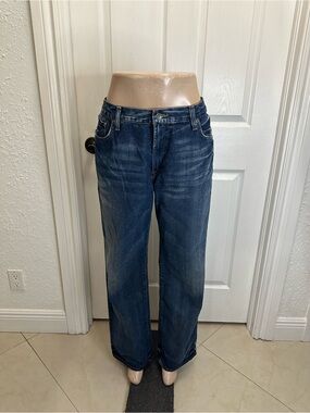 Denim’s Supply Co Men's Dark Blue Straight-Leg Jeans